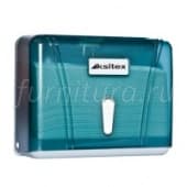 Ksitex ТН-404G Диспенсер бумаги V-сложения,пластик зеленый)