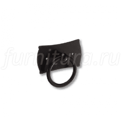 Juliet 3-14 Ручка кольцо на подложке, цвет черный