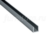 Планка торцевая алюм. для стеновых панелей 4 мм (П) 1010, L=3000мм