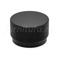 Ручка кнопка GRAF BIG, 0486050L30, черный, D50 мм, Viefe