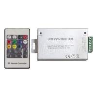RGB-контроллер с пультом ДУ, радиоканал, 20 кнопок, 15А