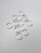 Пластиковое кольцо, прозрачное  12x3,0mm