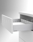 Выдвижной ящик FLOWBOX 500мм H 58мм с доводчиком, белый
