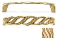 WMN.695.128.00T5 Ручка-скоба L=128мм, беленое старое золото