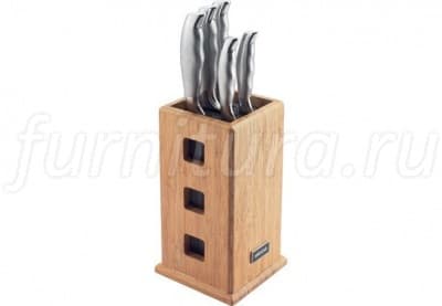 722816 Набор из 5 кухонных ножей с универсальным блоком, NADOBA, серия MARTA