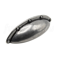 Ручка-скоба Metakor Shell 70.1959.58 олово глянцевое, 64 мм