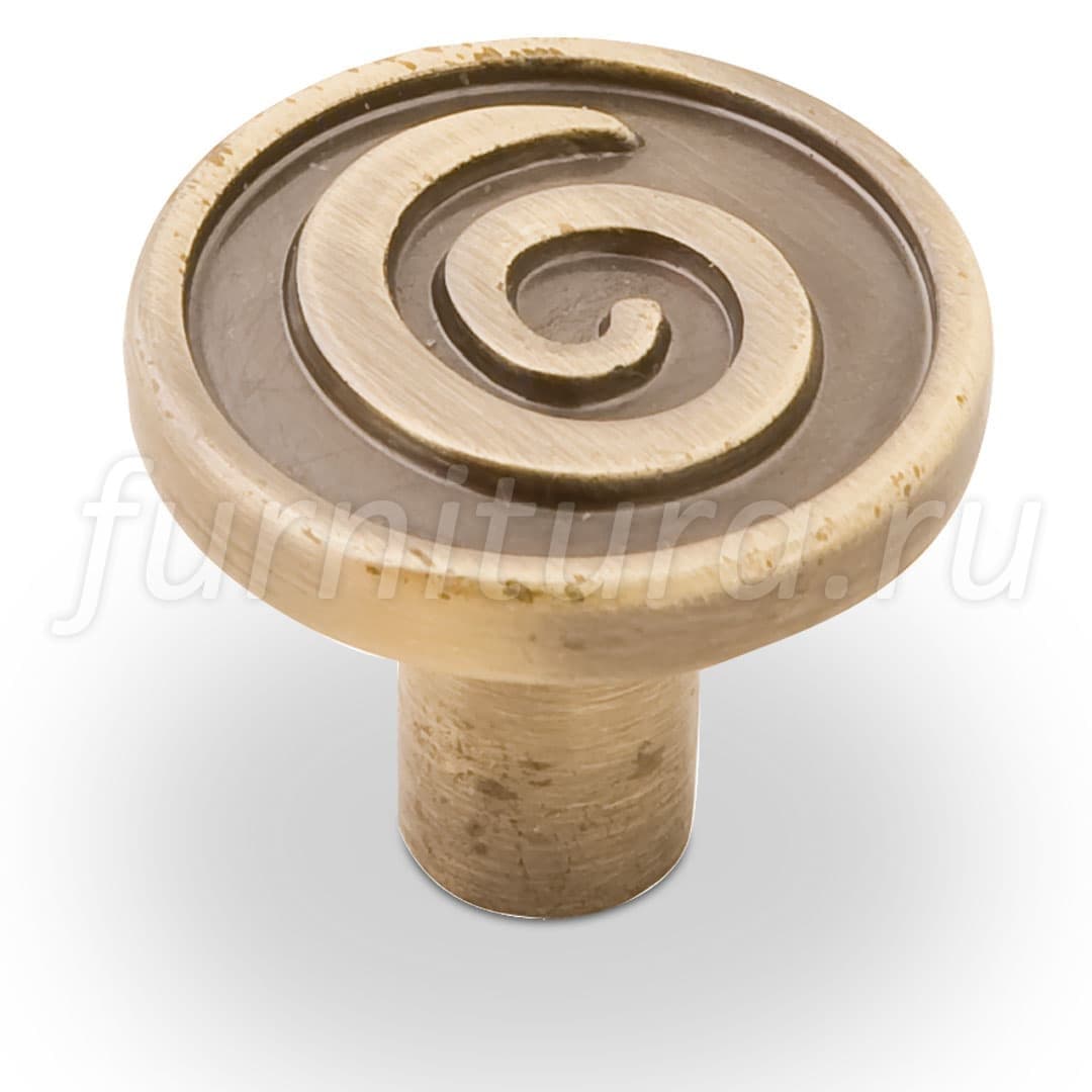 Ручка для мебели деревянная кнопка