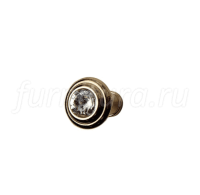 PO194Z23G140C101 Ручка металлическая:мат.-цинковый сплав,отделка-золото 24 карата,вставка-кристалл s