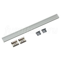 Комплект LED профиля 1506 L=1000мм, с матовым рассеивателем, заглушками 2 шт, крепежом 2 шт, накладн
