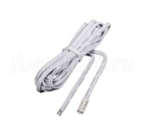 15.013.01.011 Соединительный провод LED 24 VDC,2м,с коннектеромL814папа,2х0,34мм2(22AWG)max.3А,бел,о