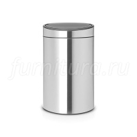 112867 Мусорный бак Brabantia TOUCH BIN new двухсекционный (10/23л), матовая сталь