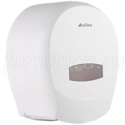 Ksitex ТН-8001А Держатель туалетной бумаги,пластик,белый