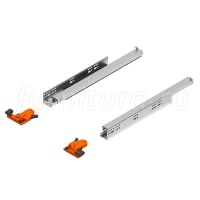 Направляющие для деревянных ящиков COMFORT SLIDE 3D 500мм полного выдвижения PUSH-TO-OPEN