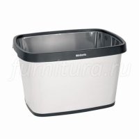 395567 Ящик для бумаг Brabantia 10л, полированная сталь