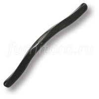 247192PC02 Ручка скоба модерн, глянцевый черный 192 мм