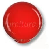 626RJ Ручка кнопка детская коллекция , выполнена в форме шара, цвет красный глянцевый