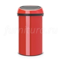 402487 Мусорный бак Brabantia TOUCH BIN 60л, красный