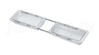 Лоток для мелочей с креплением на рамку, 98 мм, матовый белый