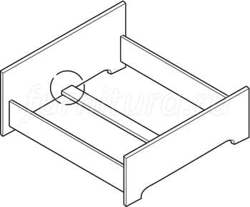 Крепление для кровати разъемное