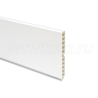 Цоколь ПВХ H.150, L=4000, белый (под покраску)