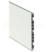 Цоколь пластиковый R4600 L 4м H=150, цвет белый глянец bianco lucido,пог.м.