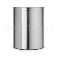 313387 Корзина для бумаг Brabantia, 15л, матовая сталь