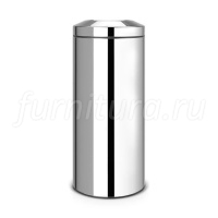 287527 Урна Brabantia с защитой от возгорания 30л, полированная сталь