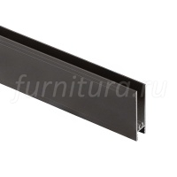 INTEGRO Горизонтальный профиль нижний графит (краска), L-6000