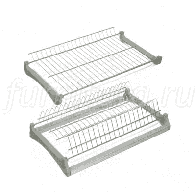 Посудосушитель в угловой шкаф 600х600 нержавейка