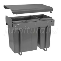 Сегрегатор для модуля 300мм (20L+10L) антрацит без крепления, с доводчиком