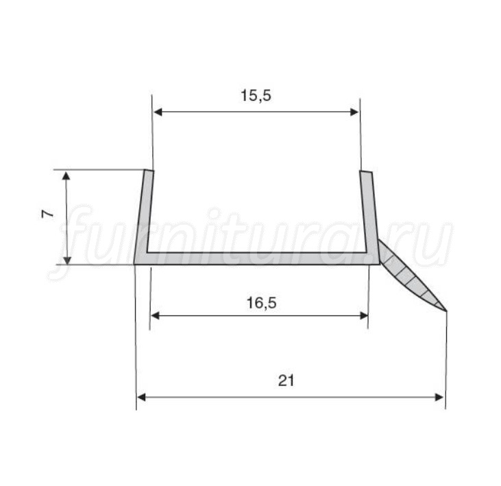 Цокольный уплотнитель для дсп