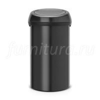 402562 Мусорный бак Brabantia TOUCH BIN 60л, черный матовый