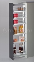 Комплект выдвижной колонны Hafele Brilliant, в базу 400 мм, высота 1900-2300 мм, 6 корзин, покрытие
