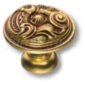 012035H Ручка кнопка  классика, латунь, цвет покрытия французское золото