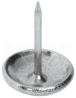 Мебельный подпятник D=20mm h=3,5mm никелированный