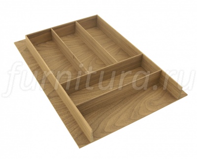 Лоток WoodLine для столовых приборов, 450 мм,дуб для Hettich Atira