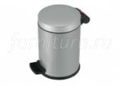 0704-160 Мусорный контейнер Hailo ProfiLine Solid S 4 л., серебро