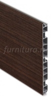 Цоколь пластиковый R4600 L 4м H=150, цвет венге rovere moro,пог.м.