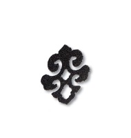 702812-012280 Swarovski elements Декоративная накладка Valentina, цвет чёрный