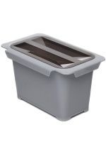Контейнер для мусора Navako Eta 5 Metallic Grey